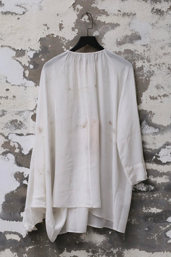 Mutedance 25 Spring/Summer Silk Crew Neck Top MD-MD25SS42-HOARY MD25SS43